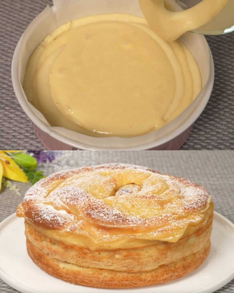 Vanilla Custard Apple Cake