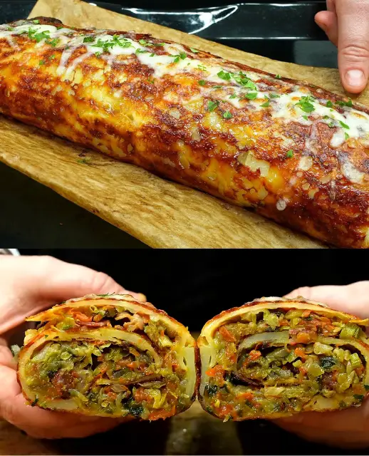Cheesy Cabbage and Potato Bake