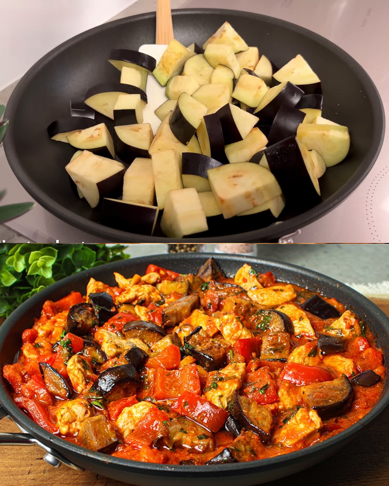 Chicken and Eggplant Stew