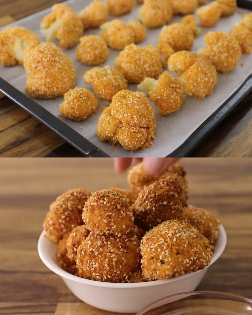 Baked Breaded Cauliflower