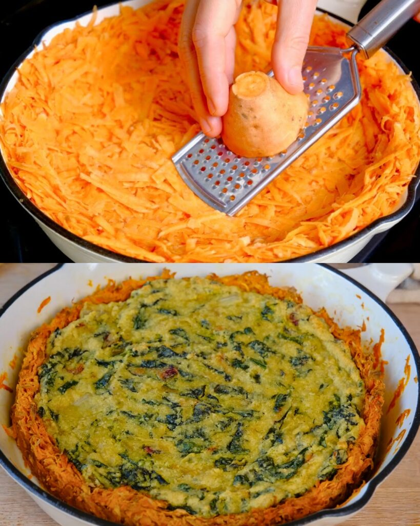 Sweet Potato and Swiss Chard Vegan Casserole