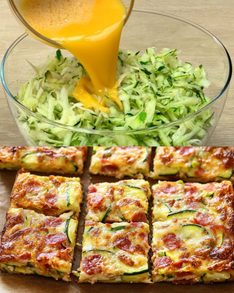 Zucchini and Bacon Slice Recipe