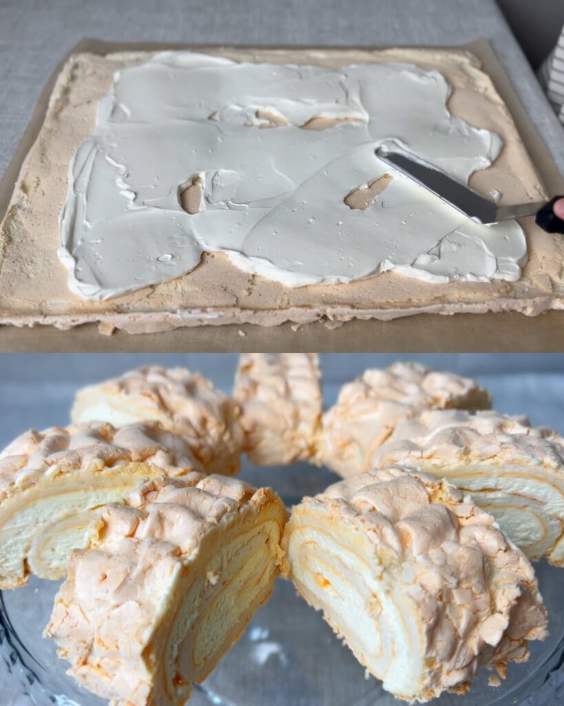 Meringue Roll Recipe – Soft, Fluffy, and Irresistibly Sweet!