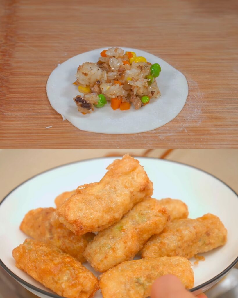Crispy Glutinous Rice Rolls