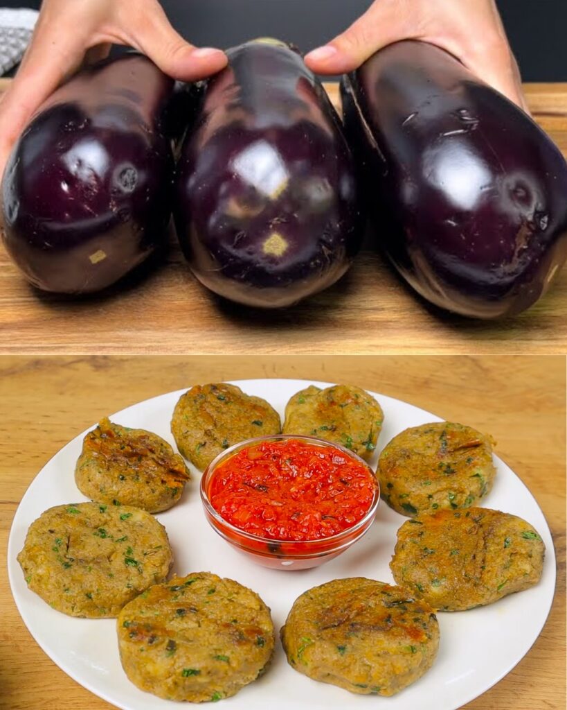Eggplant Schnitzels with Homemade Tomato Sauce