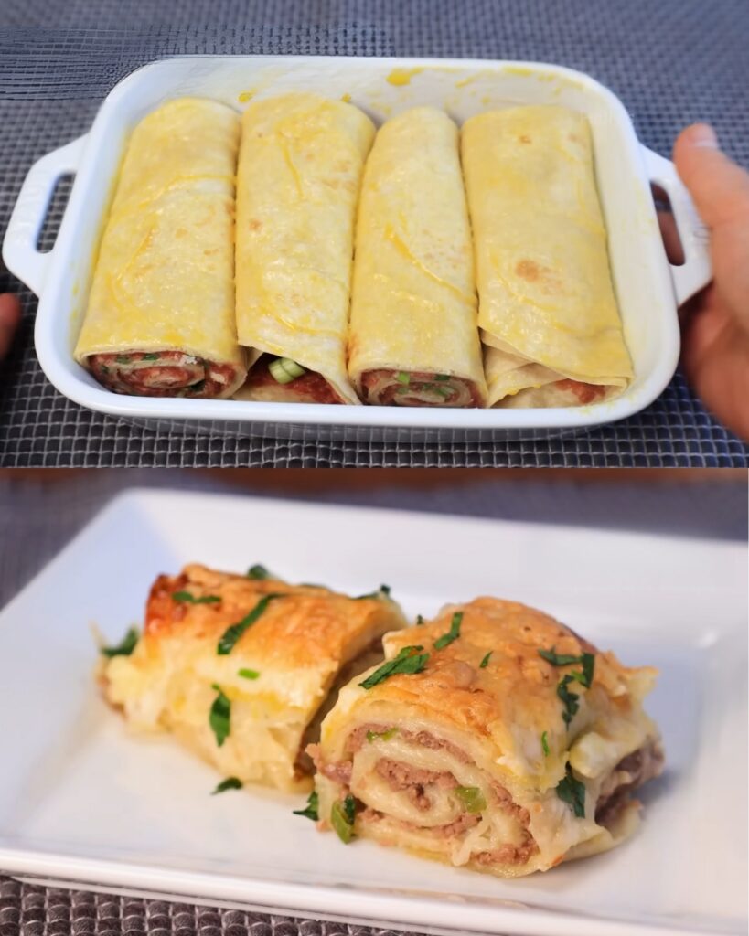 Crispy Beef and Cheese Tortilla Pockets