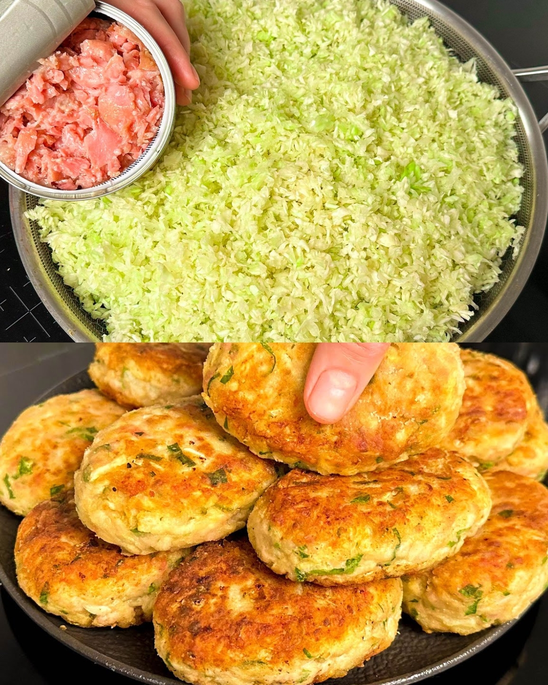 Tuna and Cabbage Patties
