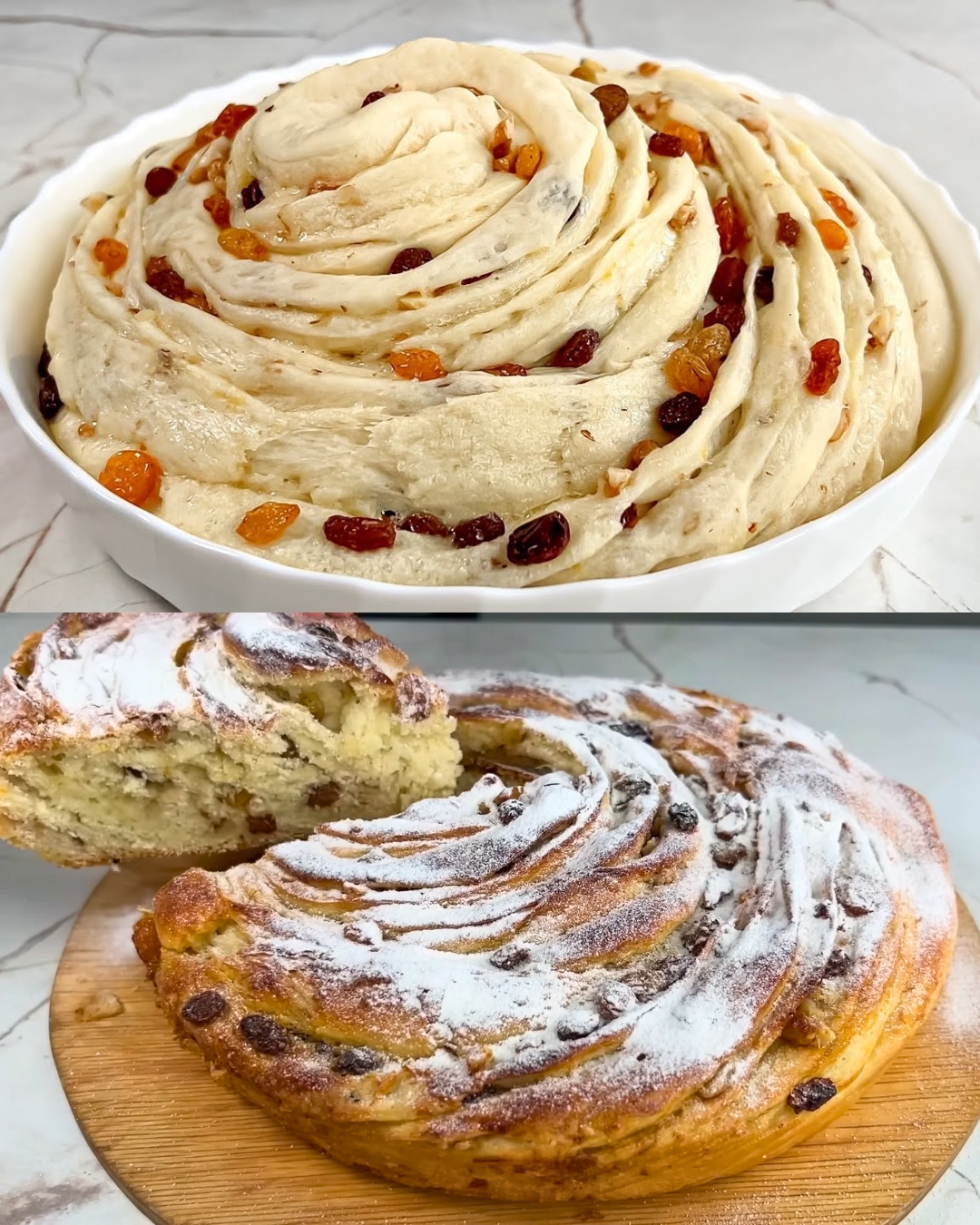 Sweet Raisin and Walnut Bread