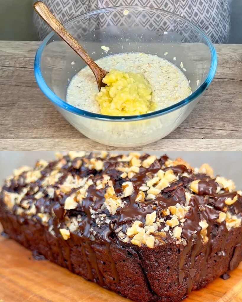 Chocolate Banana Oat Cake Recipe
