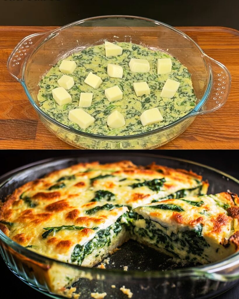Spinach and Potato Casserole