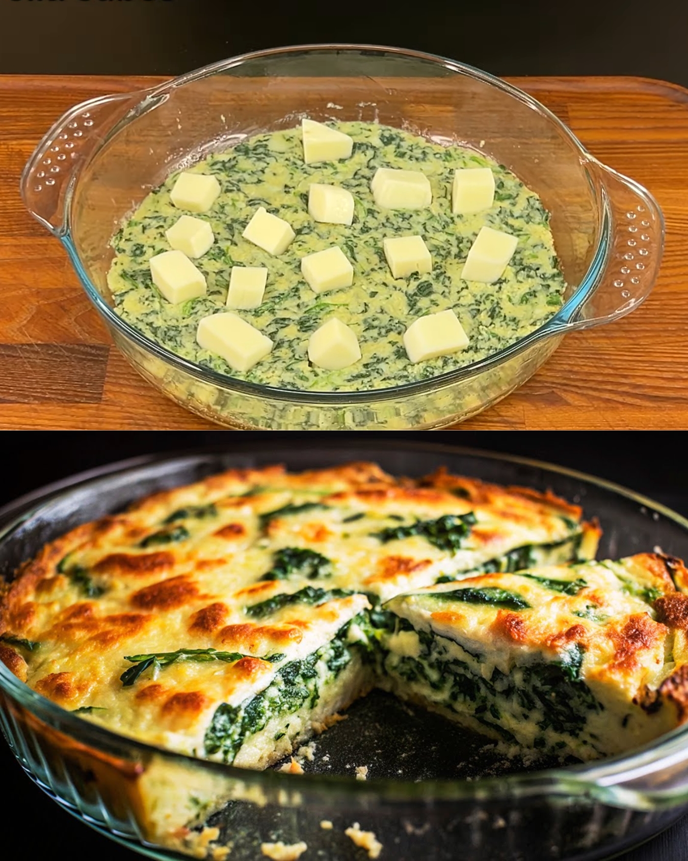 Spinach and Potato Casserole