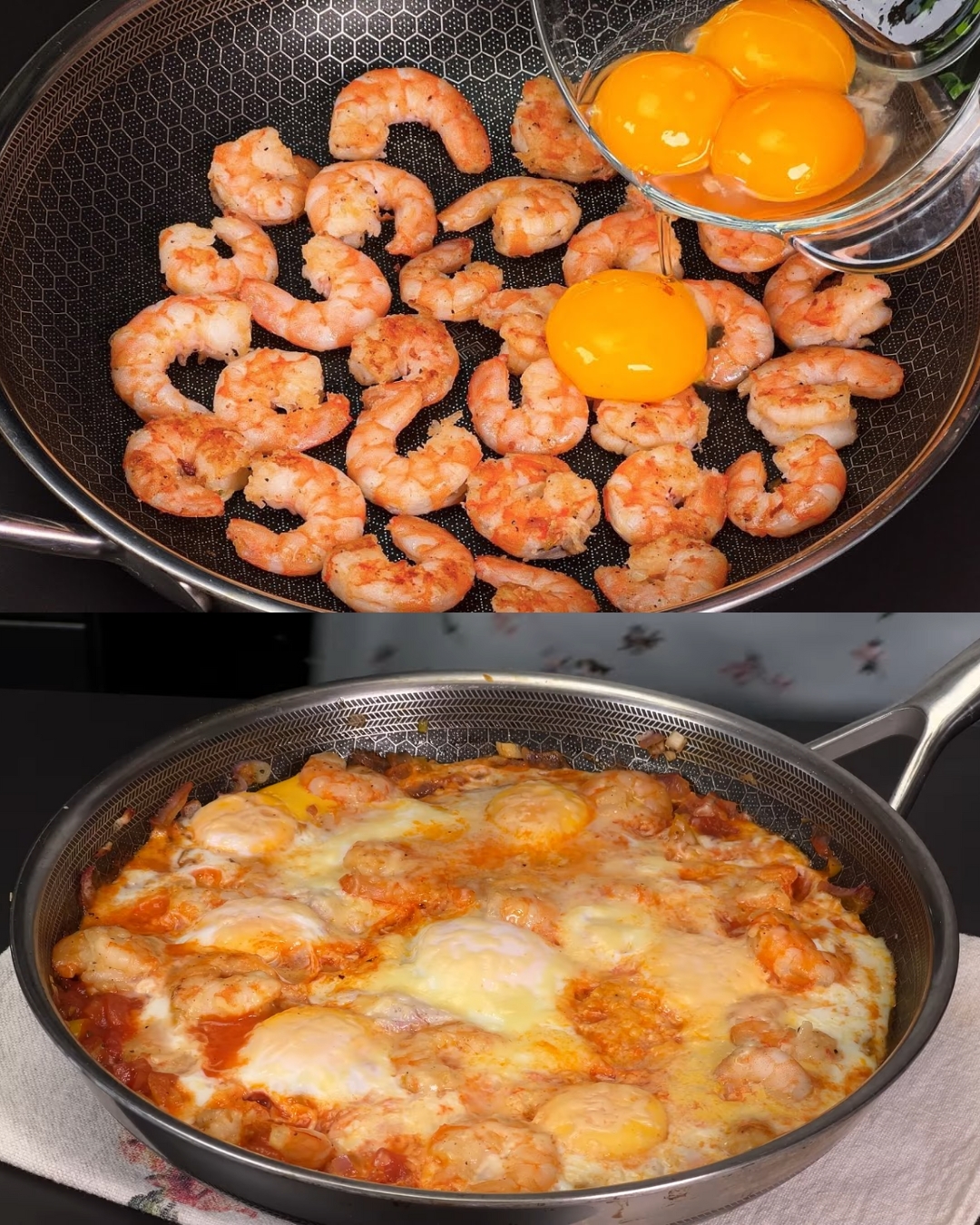 Garlic Shrimp Stir-Fry with Vegetables and Cheese