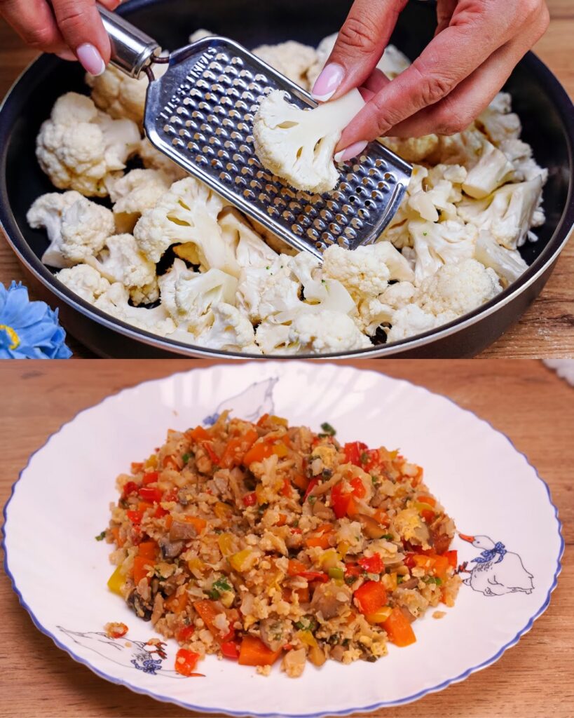 Vegetable Stir-Fried Cauliflower Rice