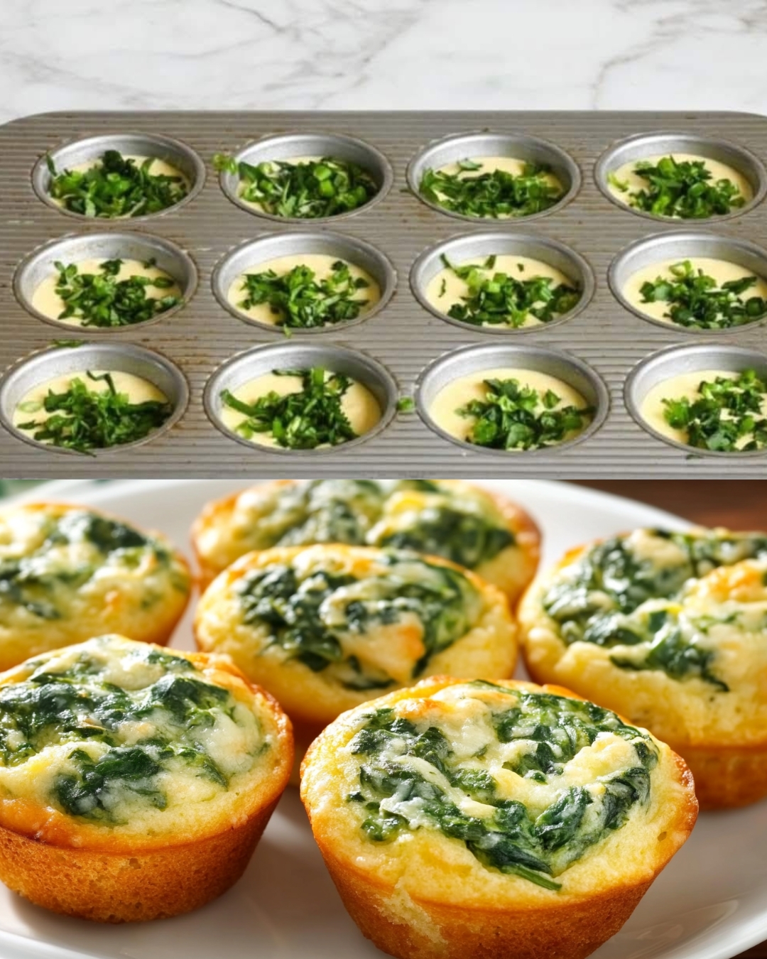 Spinach and Cheese Muffins Recipe