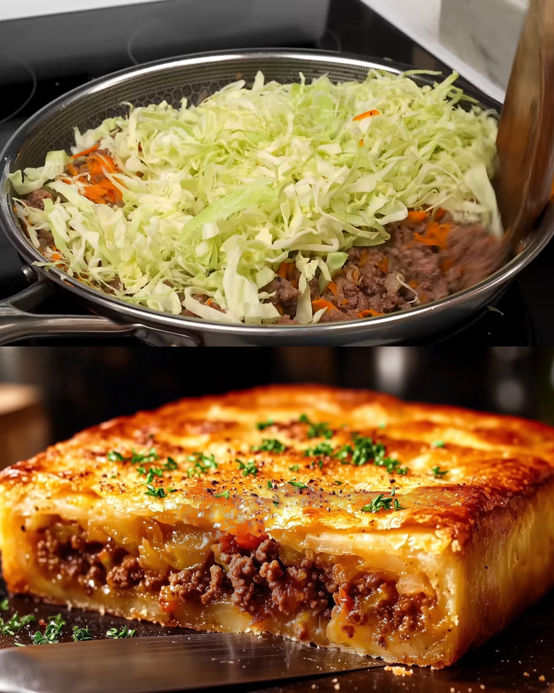 Ground Beef and Cabbage Casserole Recipe