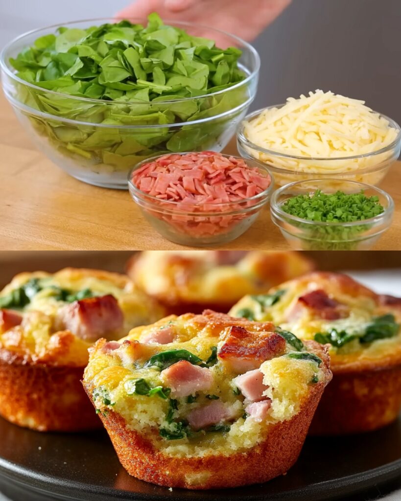Savory Spinach Muffins