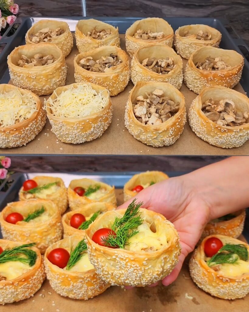 Savory Chicken and Mushroom Muffins