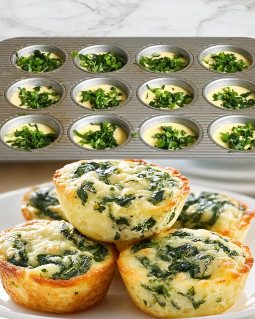 Spinach and Cheese Muffins