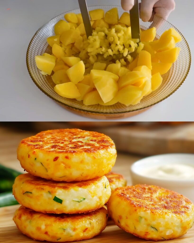 Cheesy Mashed Potato Patties