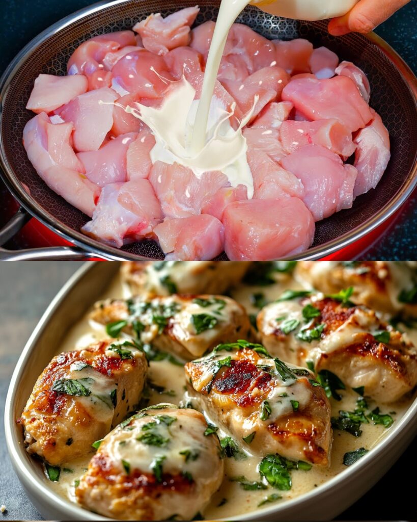 Creamy Spinach and Chicken Recipe