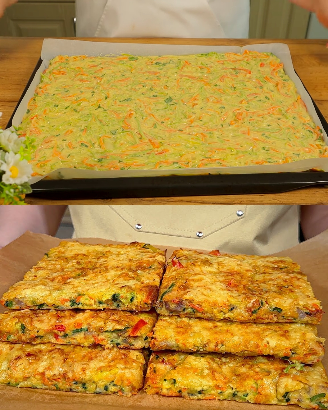Cheesy Vegetable Slice