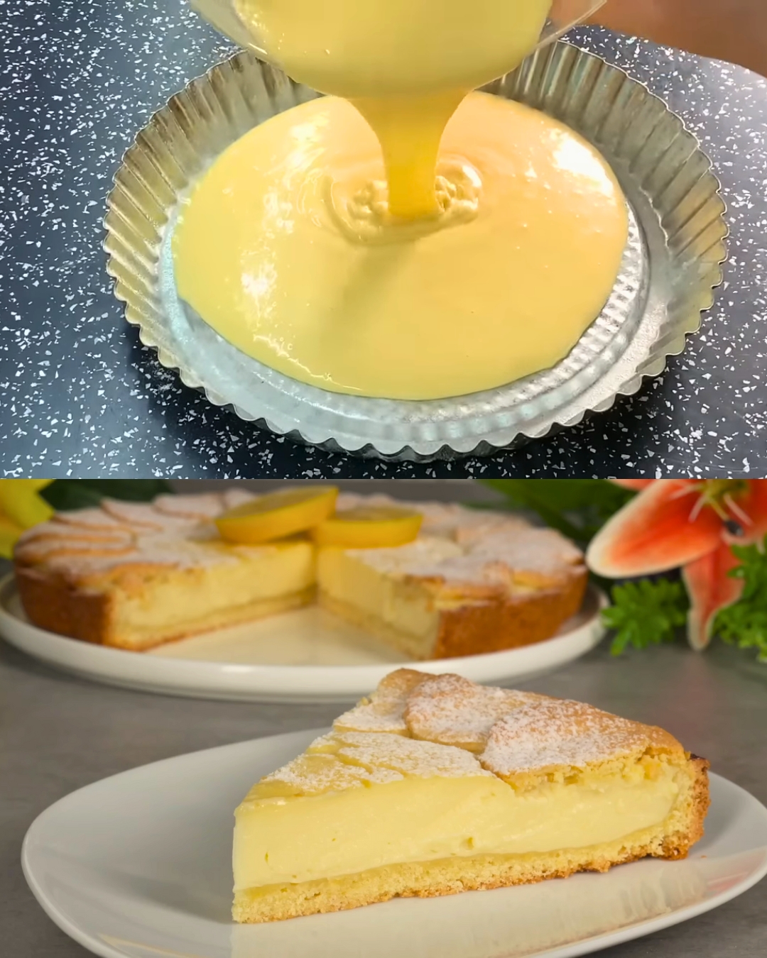 Custard Lemon Tart Recipe