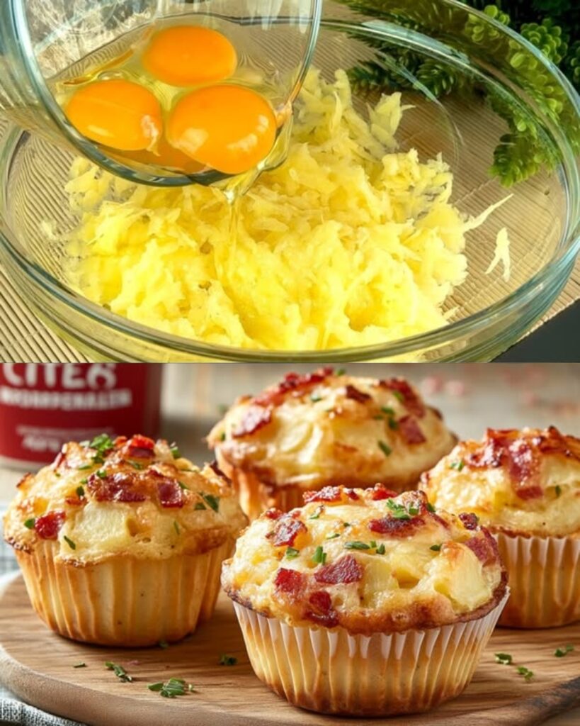 Cheesy Bacon and Potato Muffins