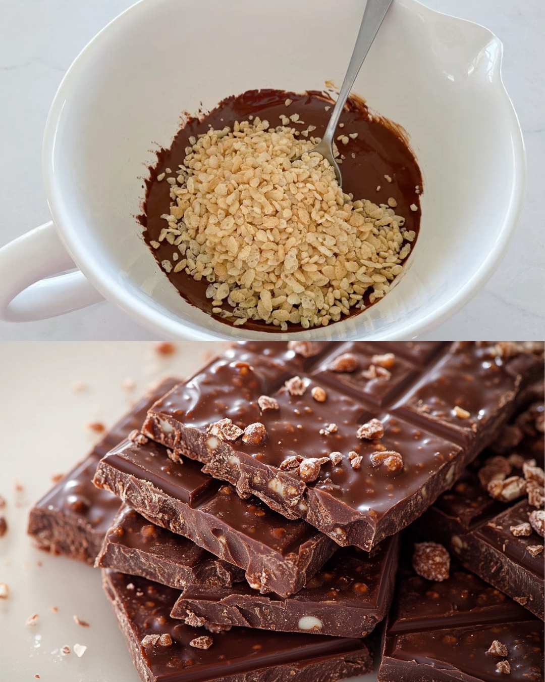 Chocolate Peanut Butter Rice Krispie Bars