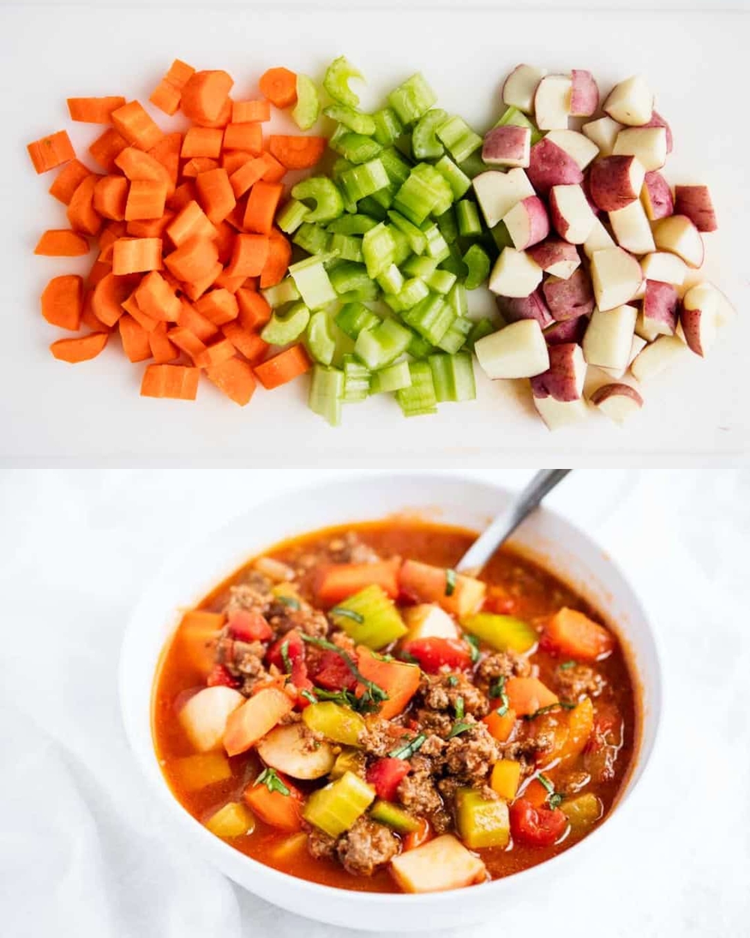 Hearty Ground Beef and Vegetable Soup
