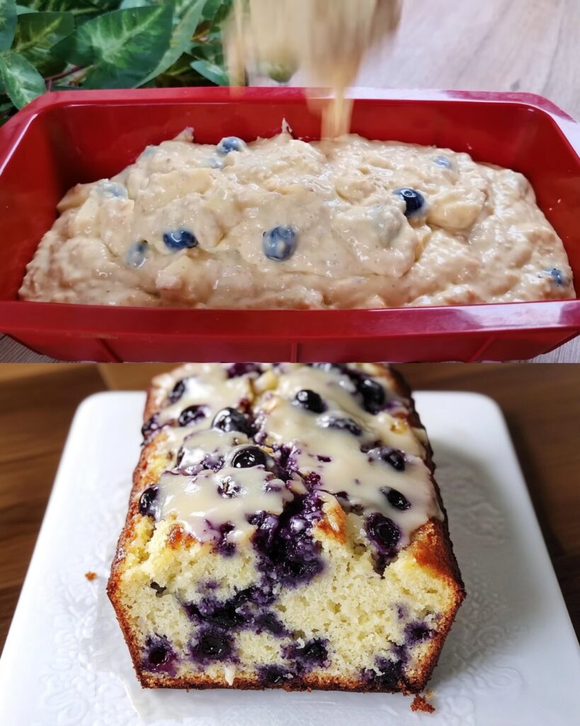 Blueberry Lemon Loaf Cake