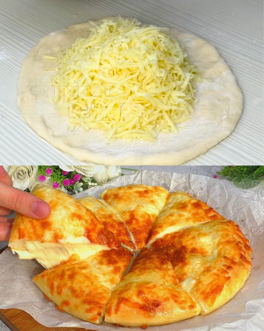 Homemade Suluguni Cheese Bread