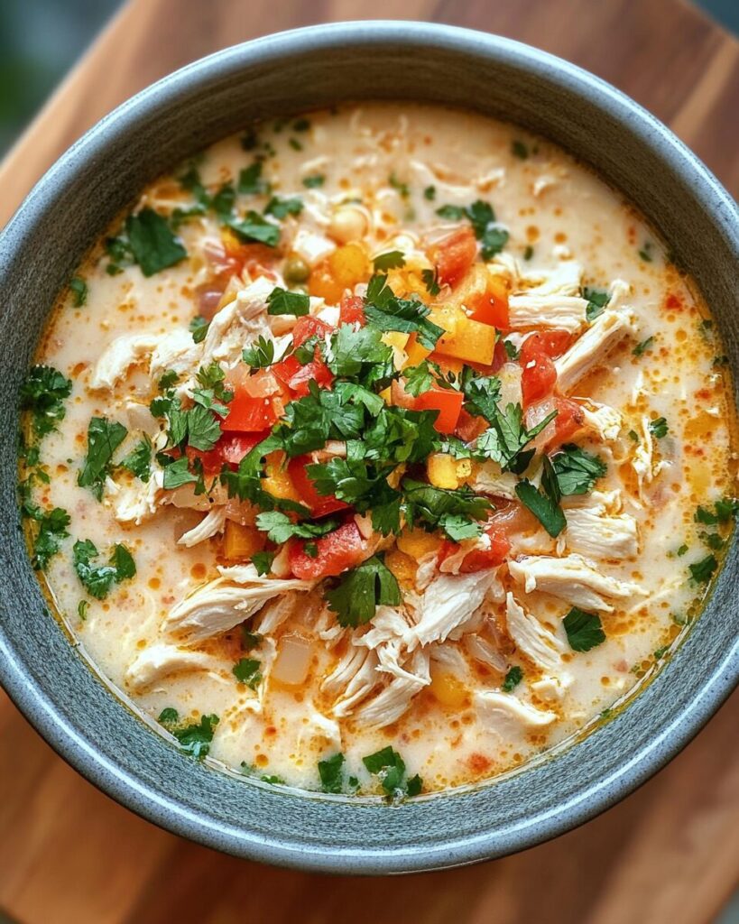White Chicken Chili finished dish