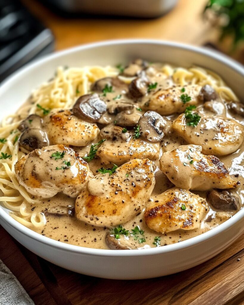 Creamy Chicken Marsala