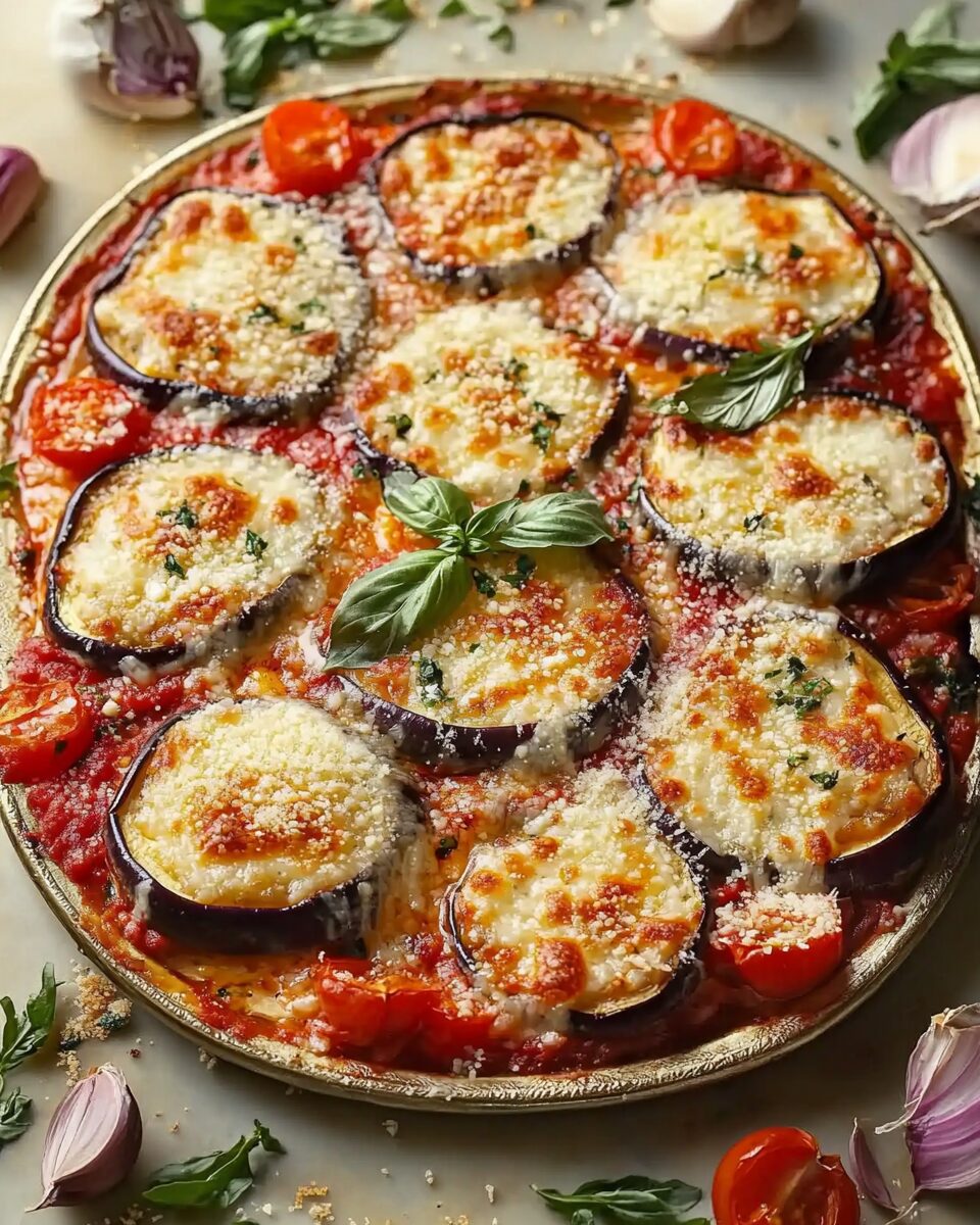 Crispy Baked Eggplant Parmesan