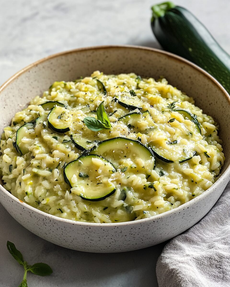 Creamy Zucchini Risotto