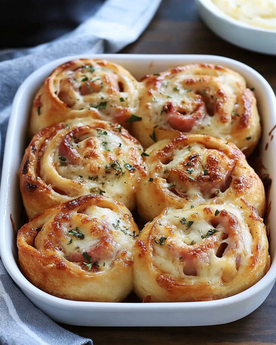 Ham and Cheese Rolls
