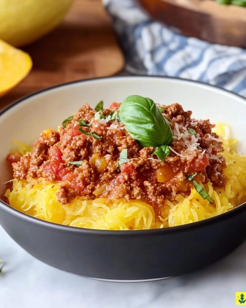 Instant Pot Spaghetti Squash Bolognese
