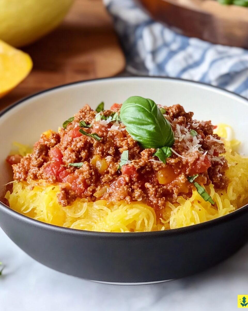 Instant Pot Spaghetti Squash Bolognese