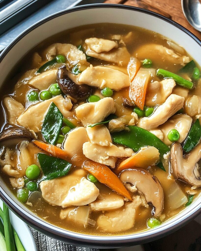 Moo Goo Gai Pan finished dish