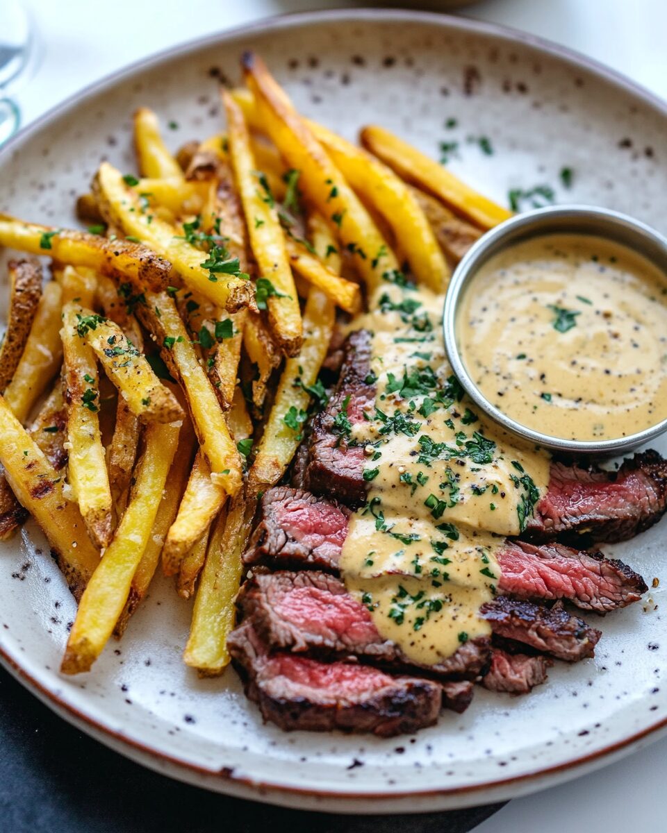 Steak Frites with Béarnaise Sauce