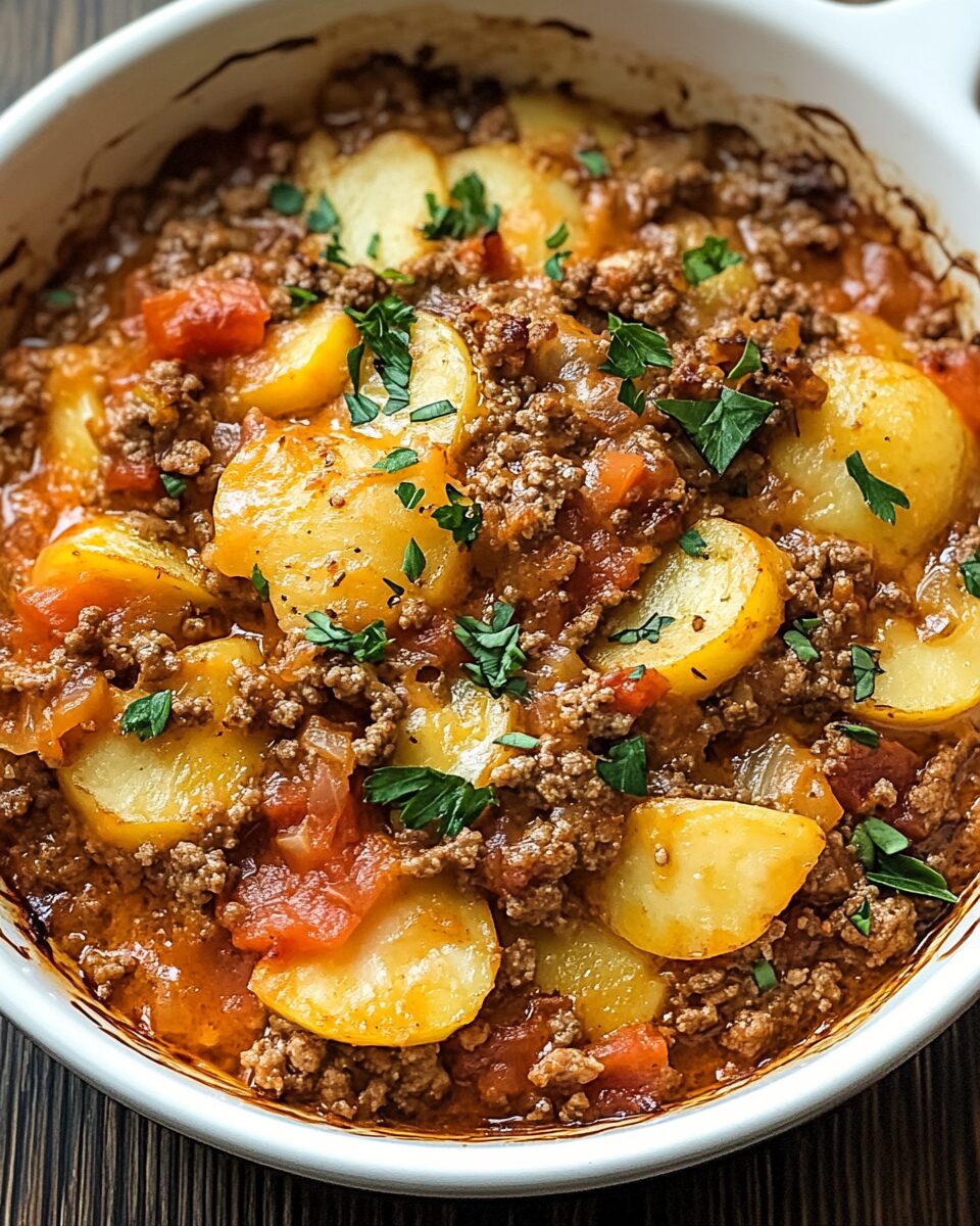Hobo Casserole with Ground Beef