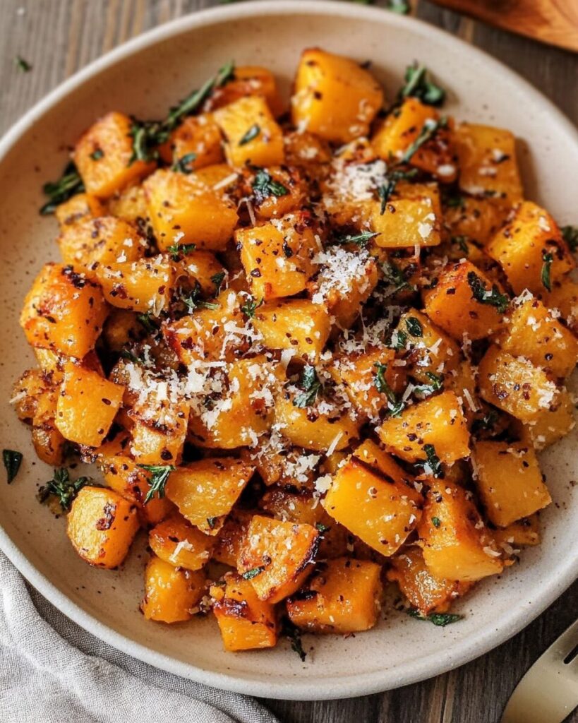 Parmesan-Roasted Butternut Squash