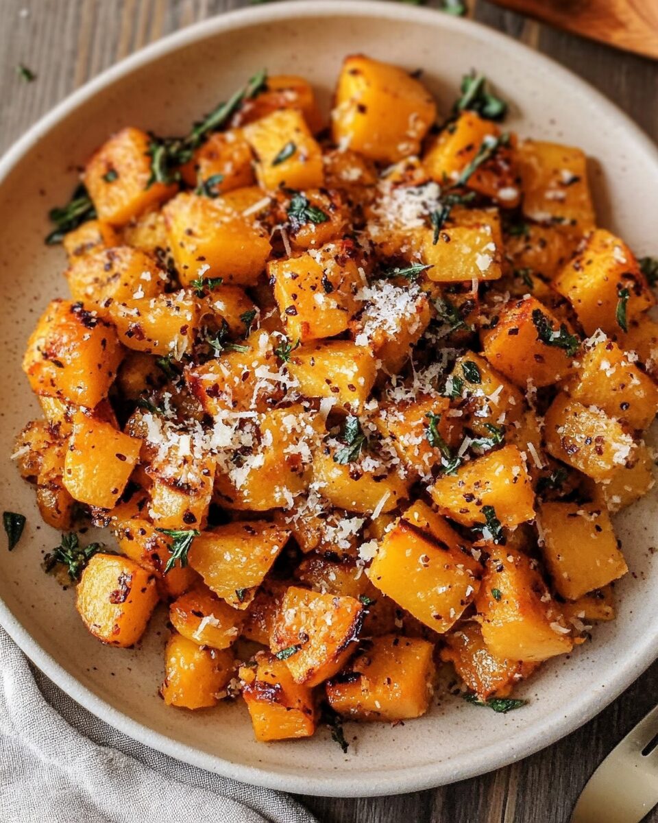 Parmesan-Roasted Butternut Squash