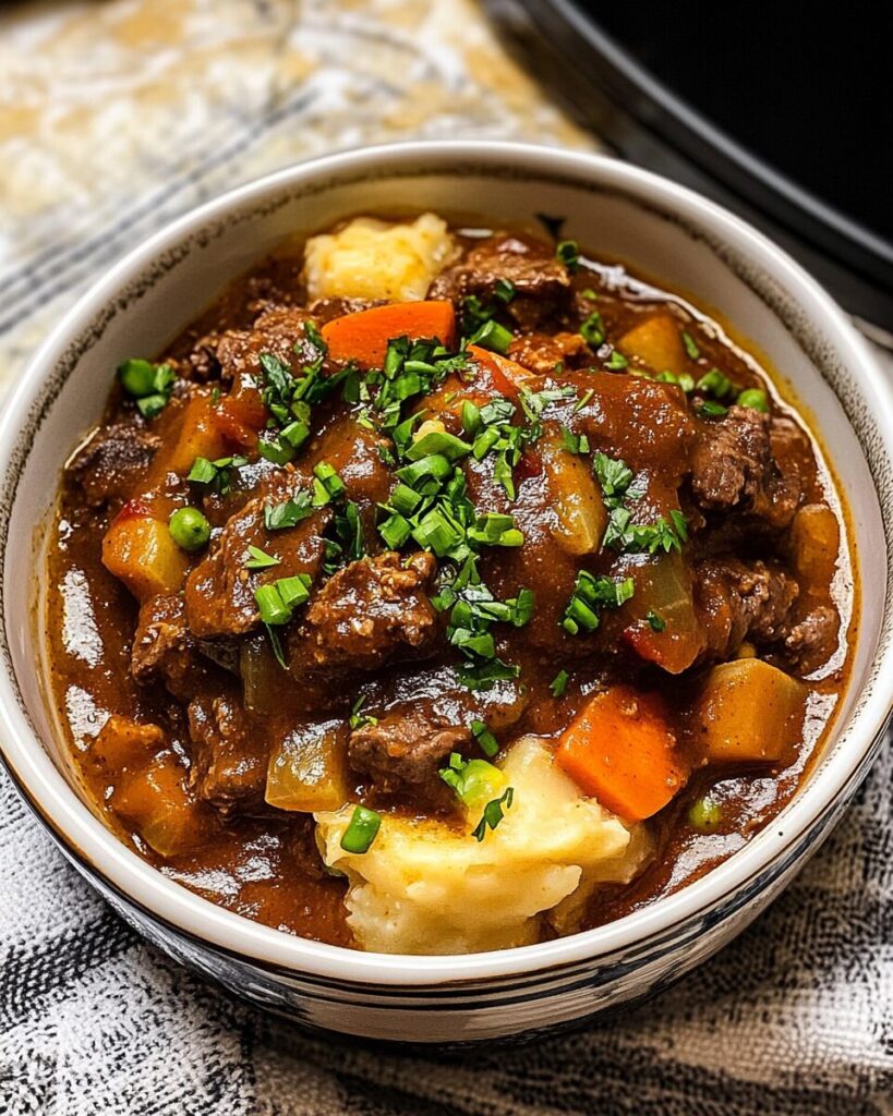 Guinness Beef Stew finished dish