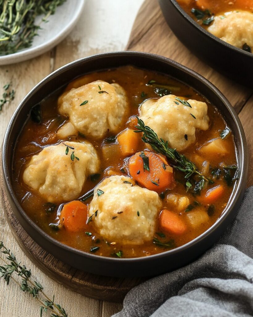 Vegetable Vegan Dumpling Stew
