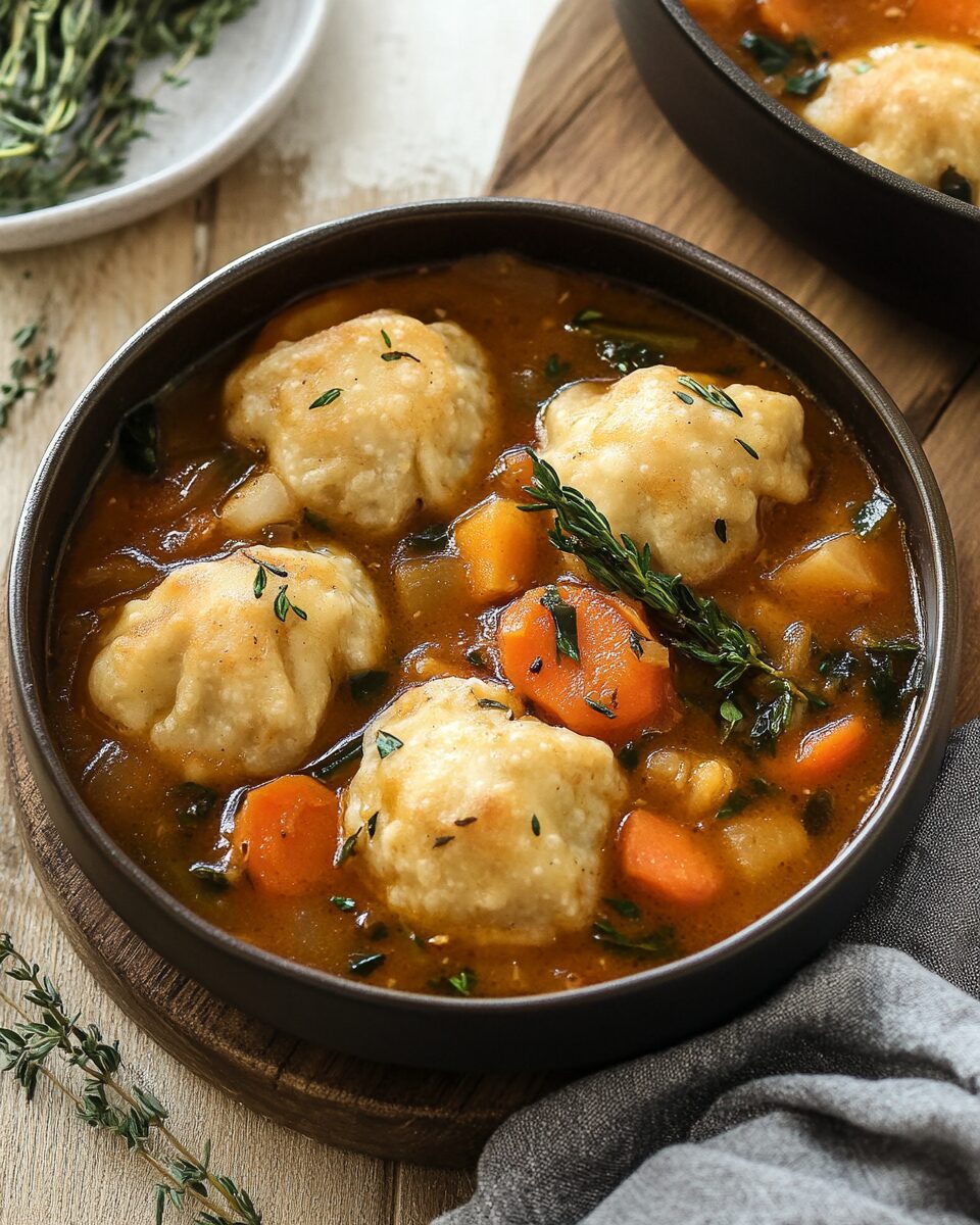 Vegetable Vegan Dumpling Stew