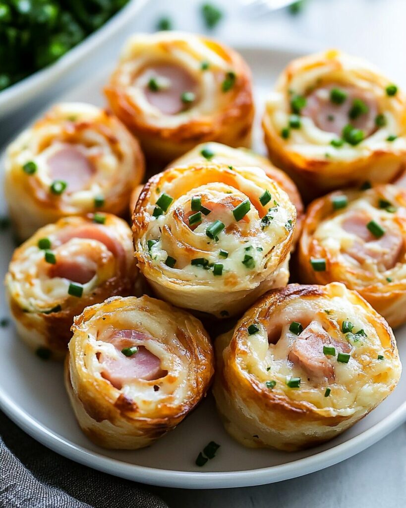 Savory Ham and Cheese Pinwheels