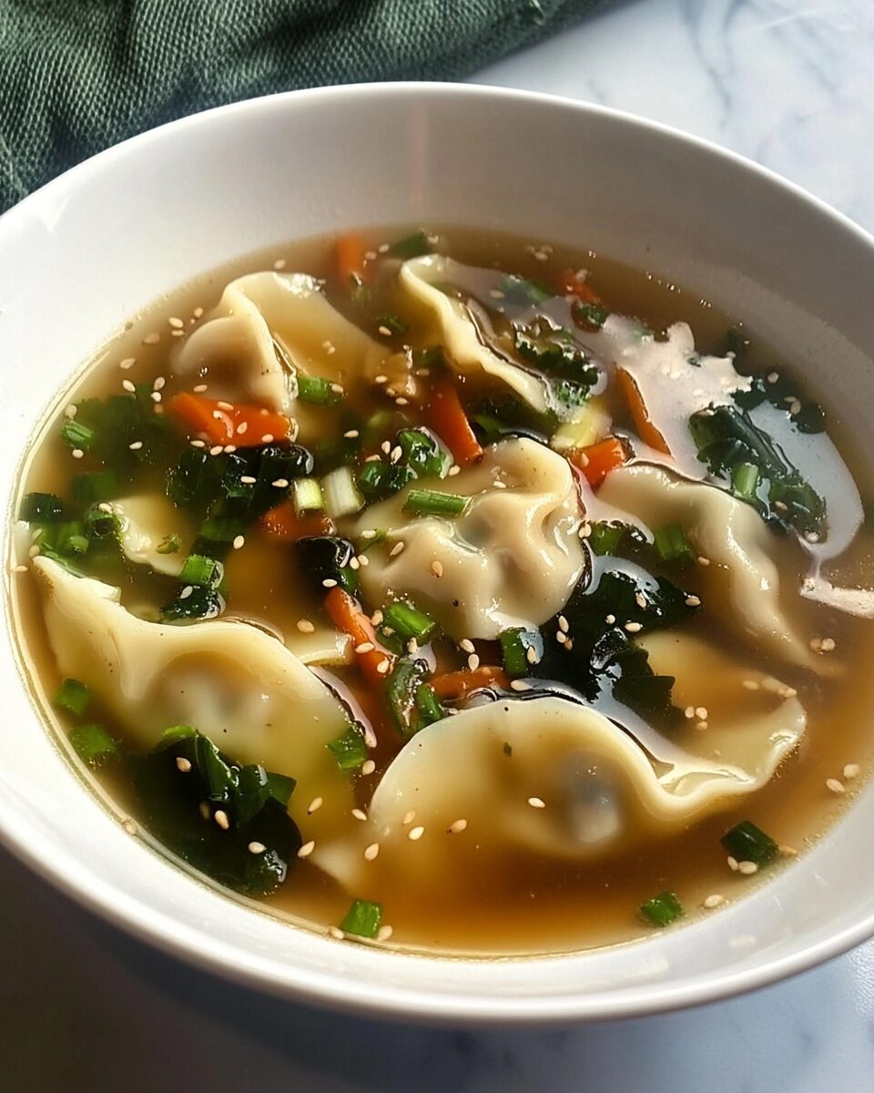 Miso Dumpling Soup