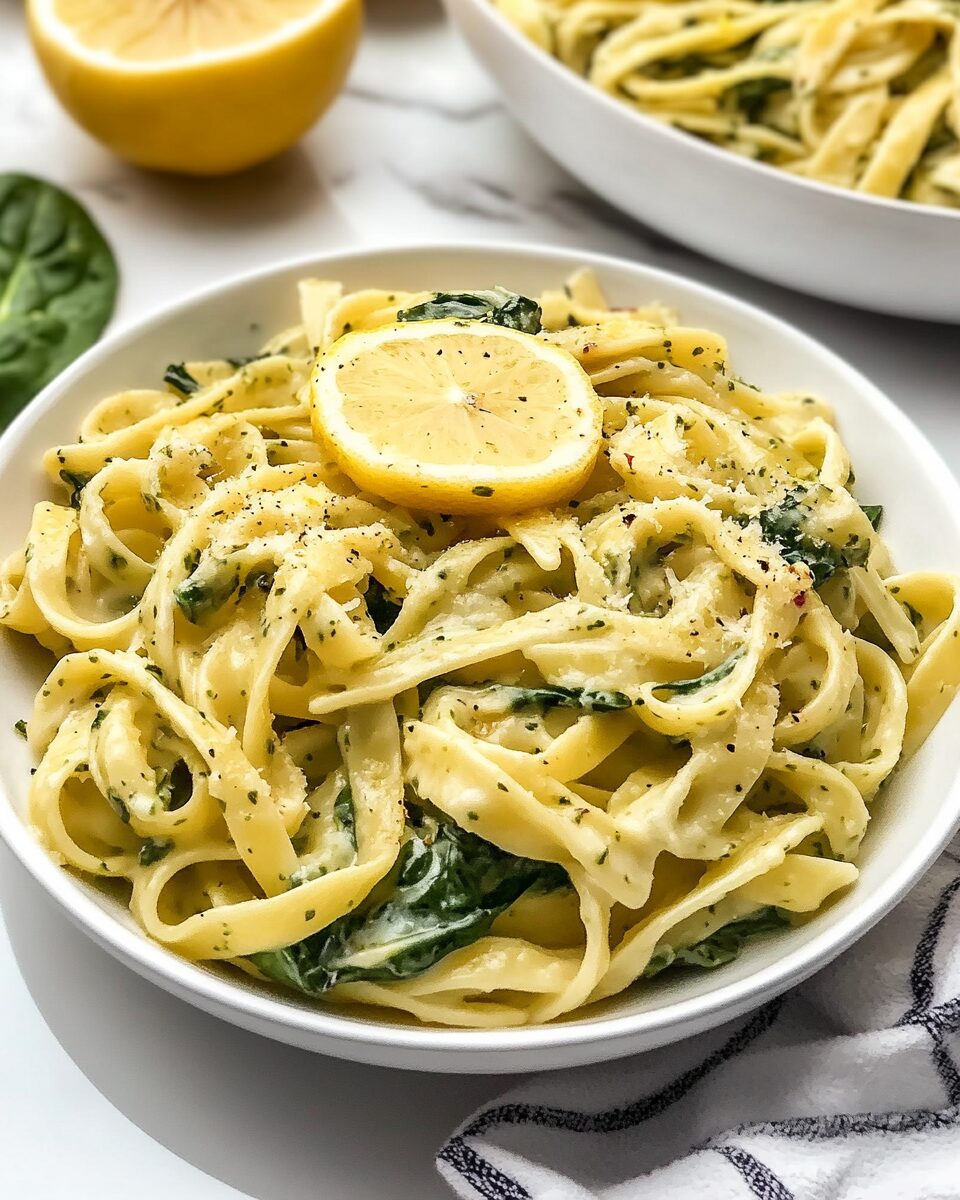 Spinach Lemon Pasta