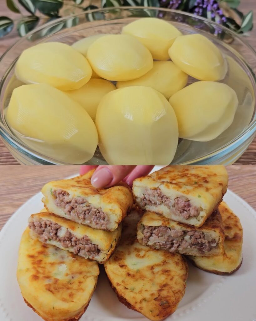 Potato Patties with Minced Meat and Mushroom Sauce: A Comforting Classic
